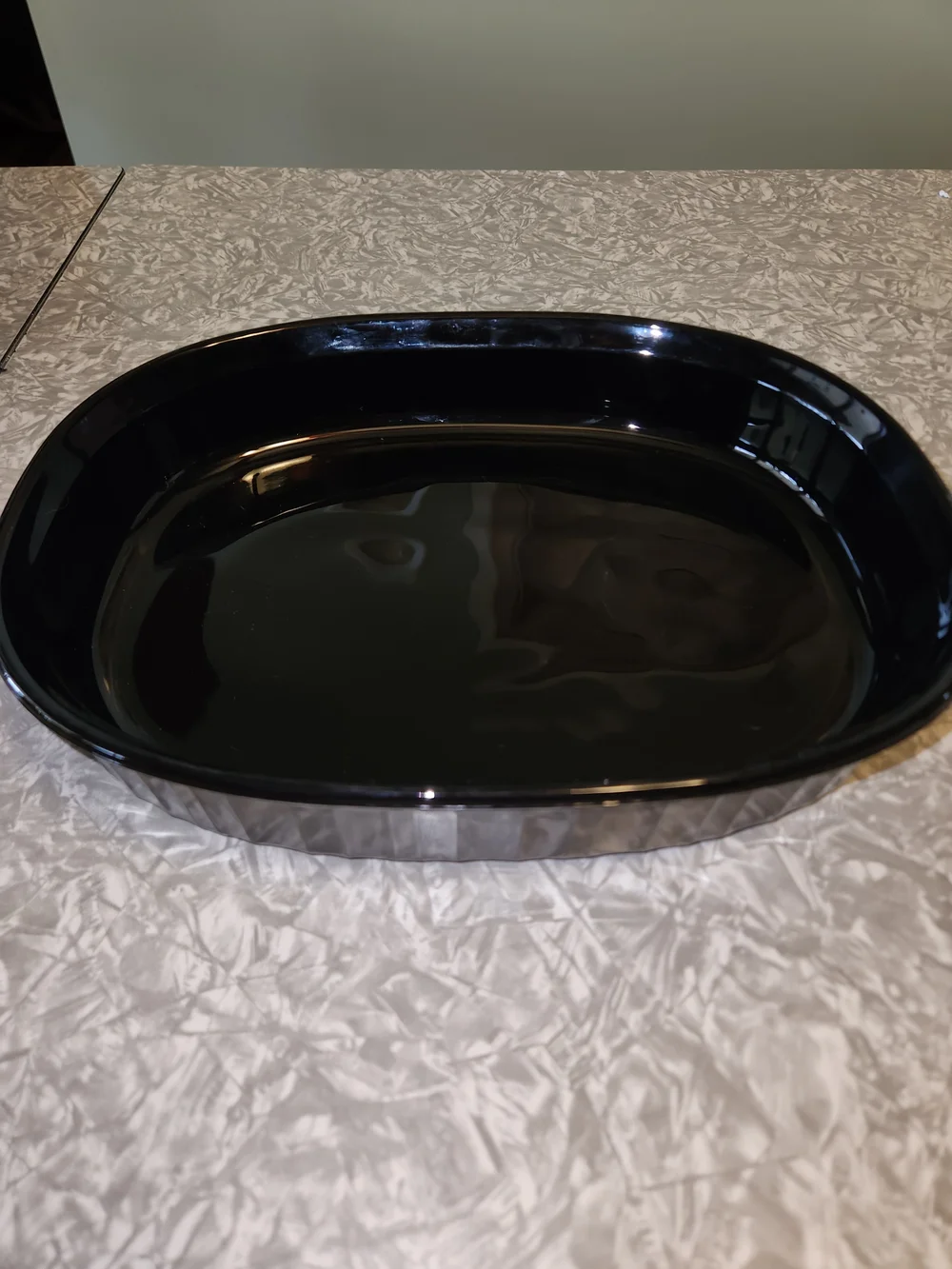 Corningware French Black Ceramic 2.5 Liter Casserole Dish - Home Accents